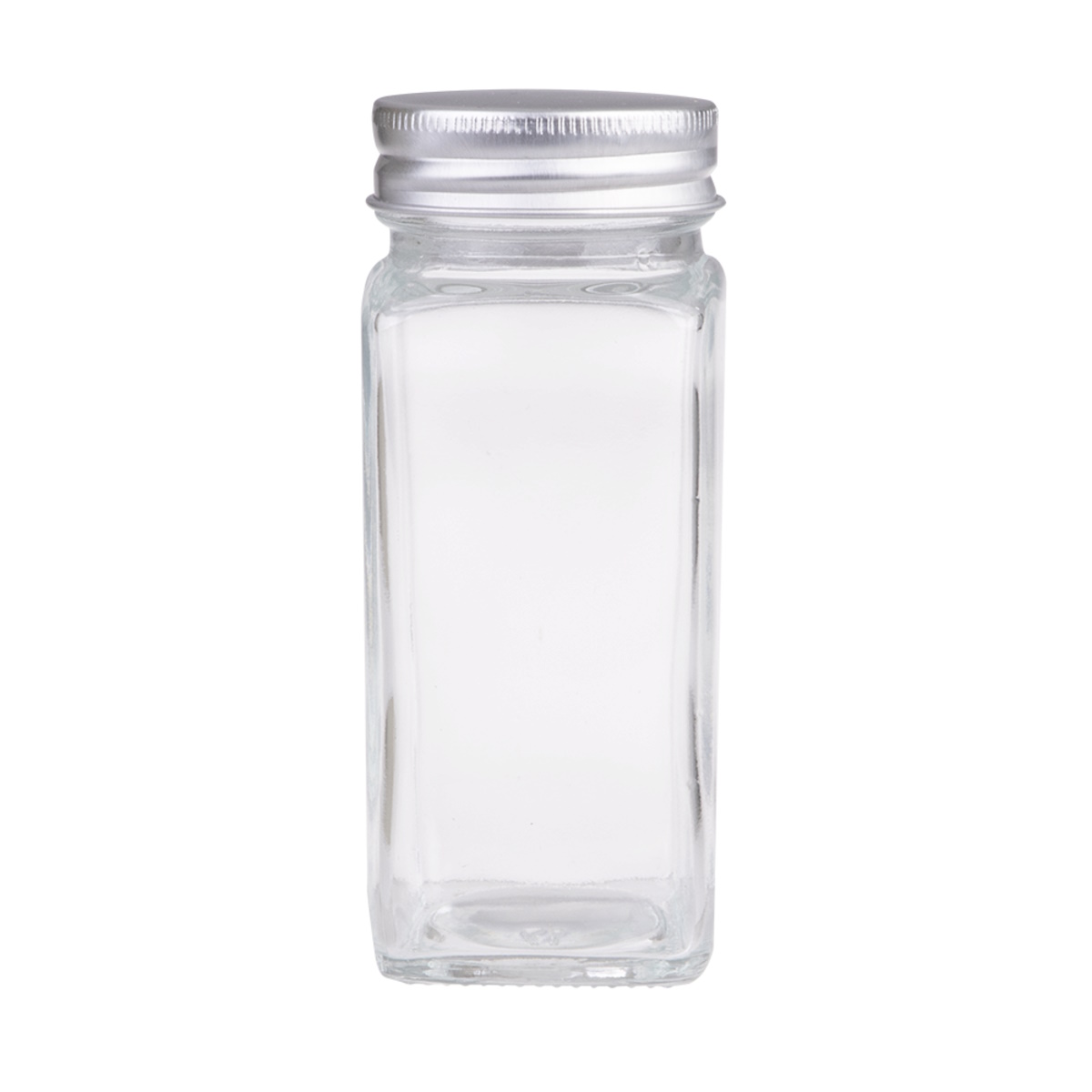 Appetito Square spice jar w/metal lid 115ml-1