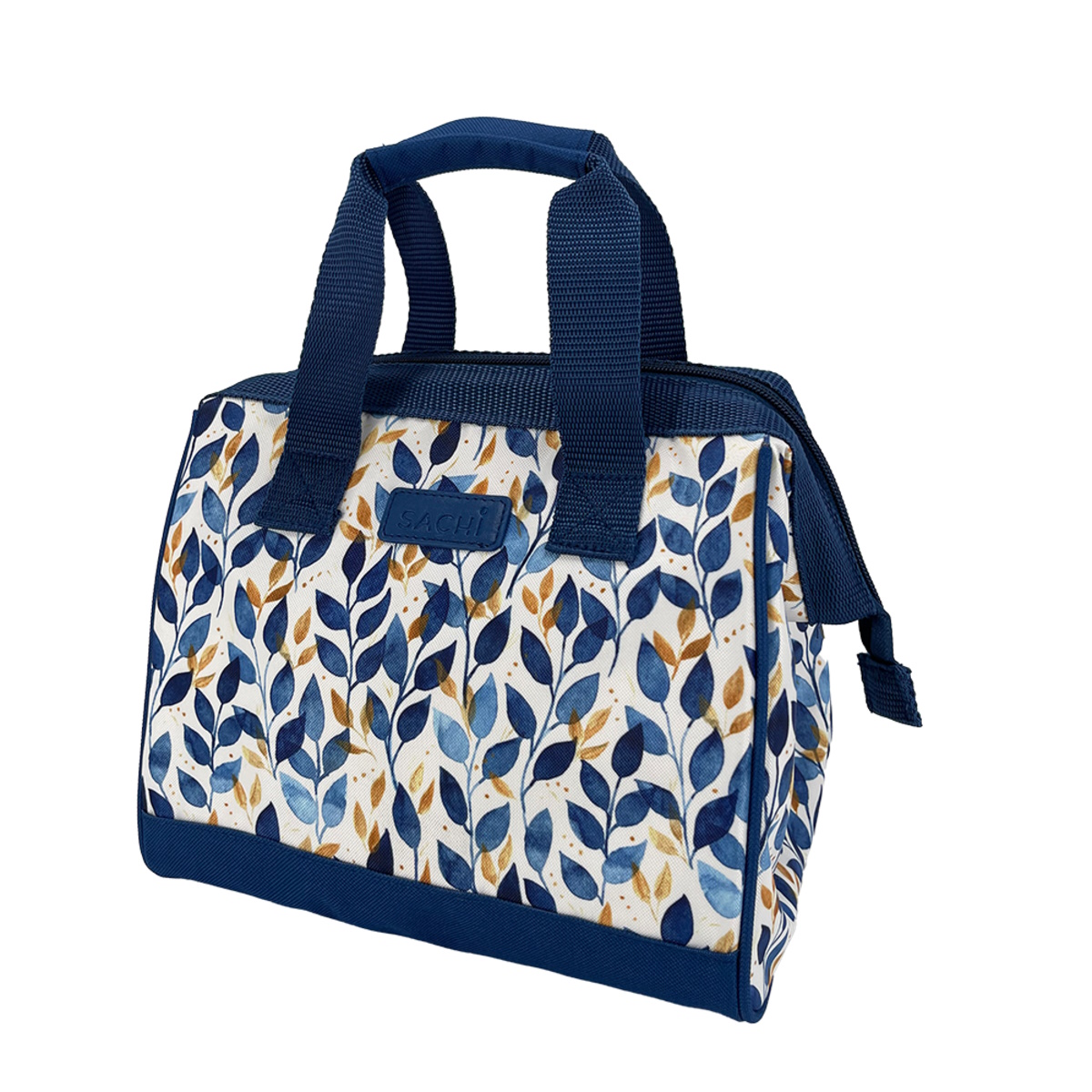 Sachi Style 34 Insulated Lunch Bag - Royal Leaves-1