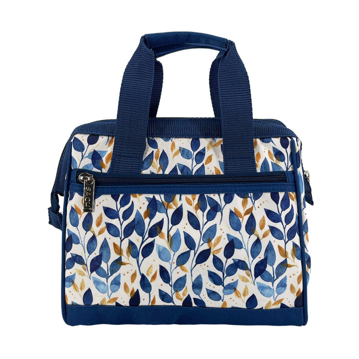 Sachi Style 34 Insulated Lunch Bag - Royal Leaves-3