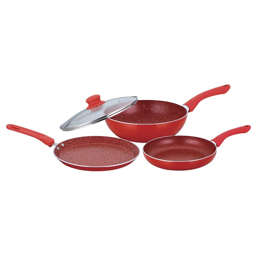 Wonderchef Royal Velvet Plus Set Red-1
