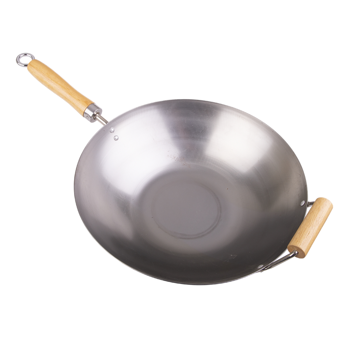 D.line Carbon Steel Wok W/ Handle 36cm Dia-1