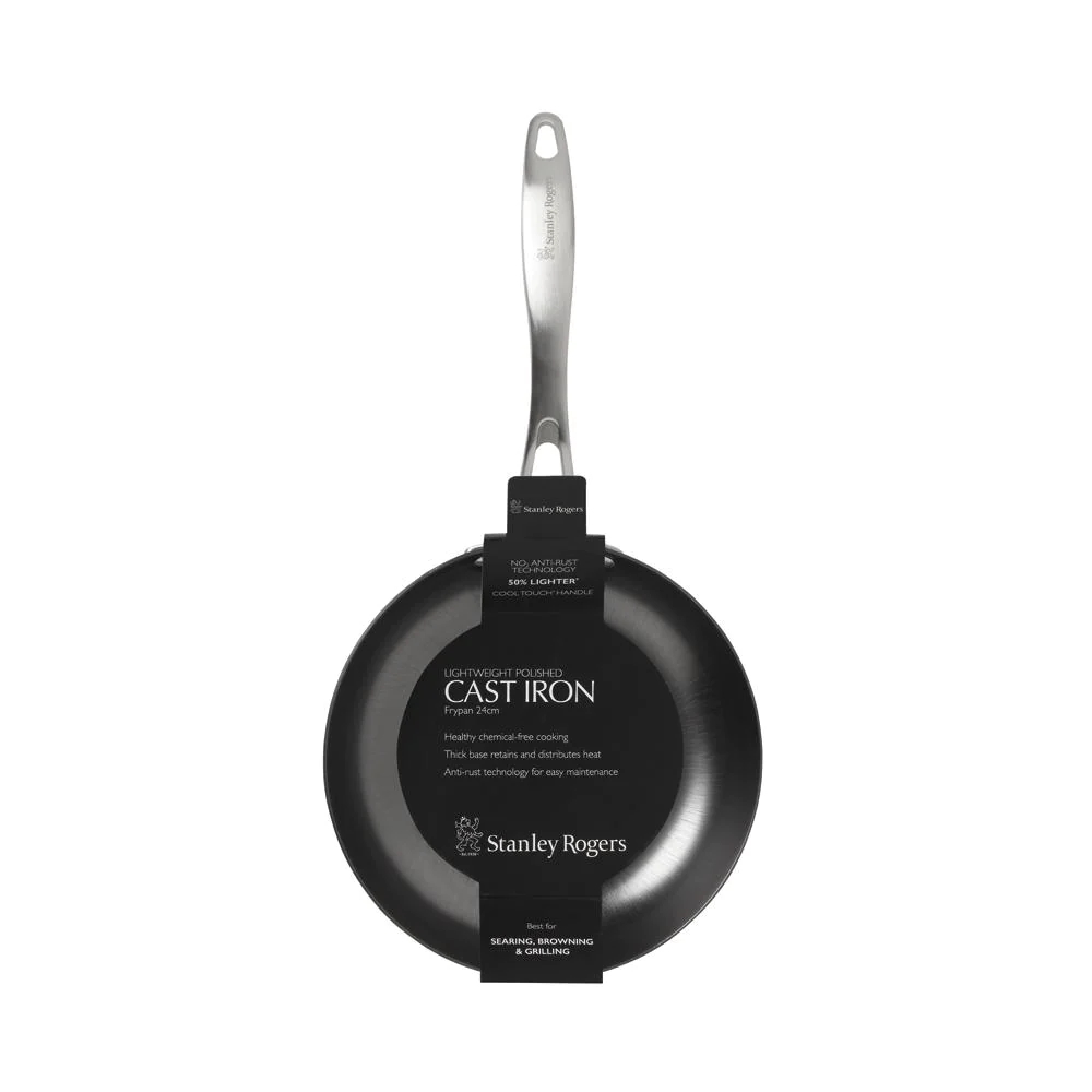 Stanley Rogers Lightweight Cast Iron Frypan 24cm-1