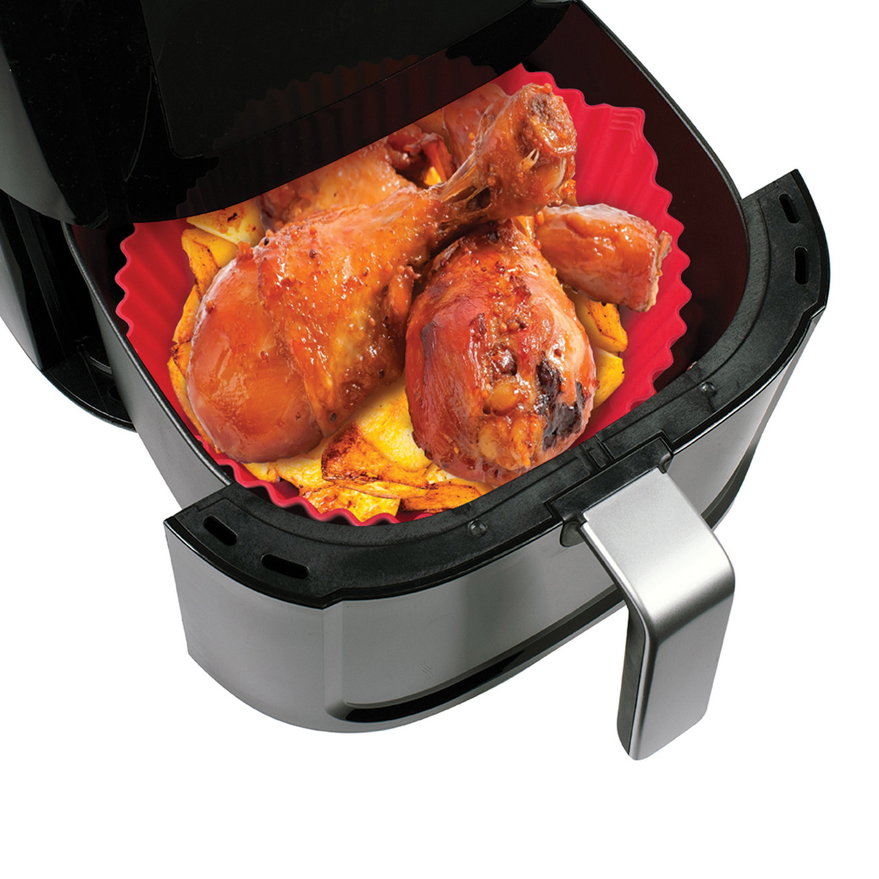 Avanti Airfryer Round Silicone Insert - Set of 2 23.5 x 22 x 7.5cm-2