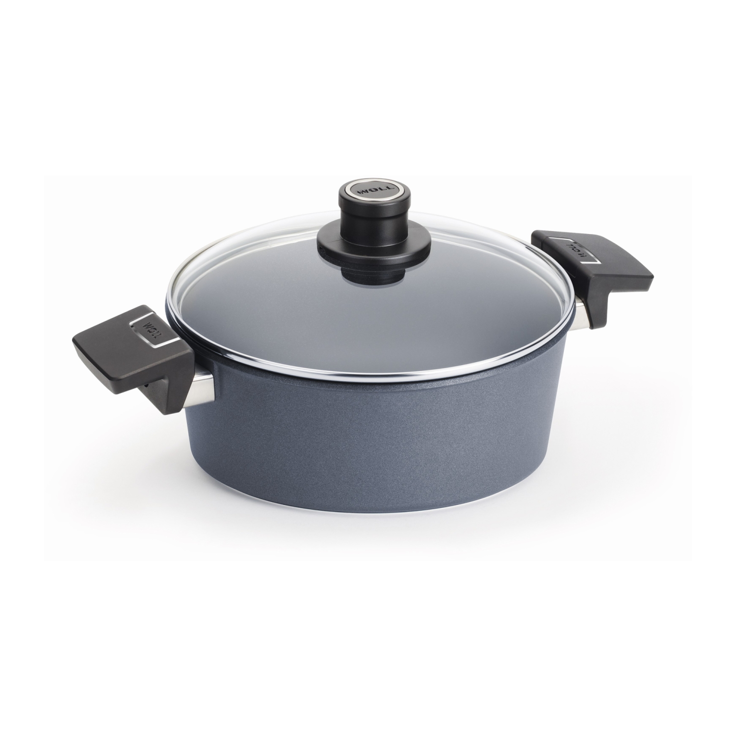 WOLL Diamond Lite Fix Handle Induction Casserole 24cm 4L & Lid-2