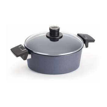 WOLL Diamond Lite Fix Handle Induction Casserole 24cm 4L & Lid