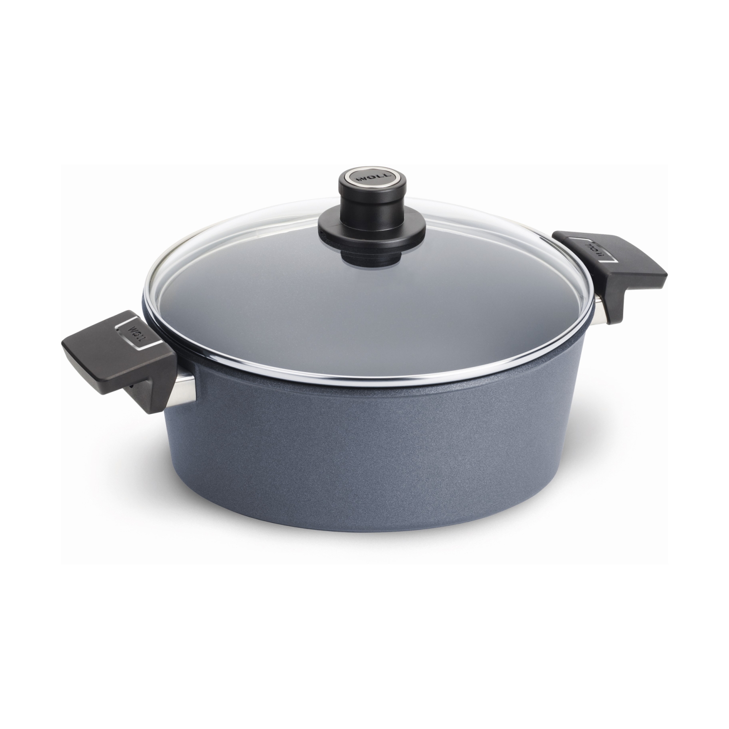 WOLL Diamond Lite Fix Handle Induction Casserole 28cm 5.5L & Lid-1