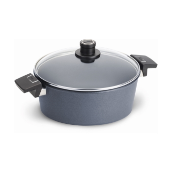 WOLL Diamond Lite Fix Handle Induction Casserole 28cm 5.5L & Lid