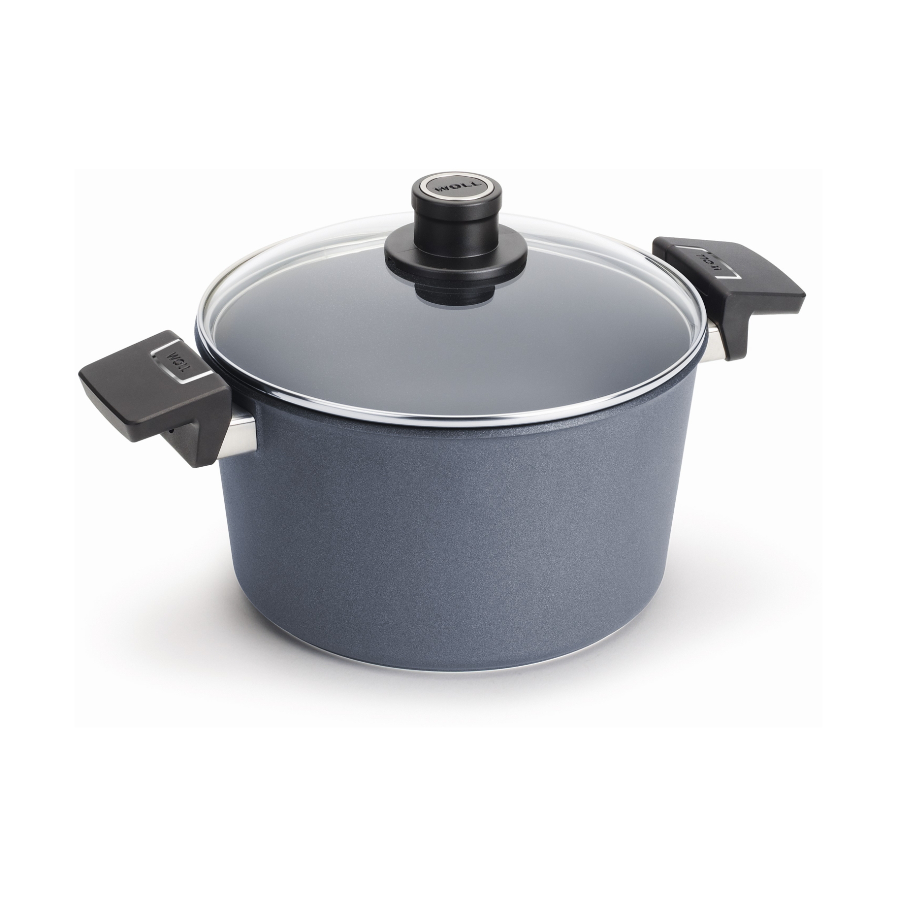 WOLL Diamond Lite Fix Handle Induction Stock Pot 24cm 5L & Lid