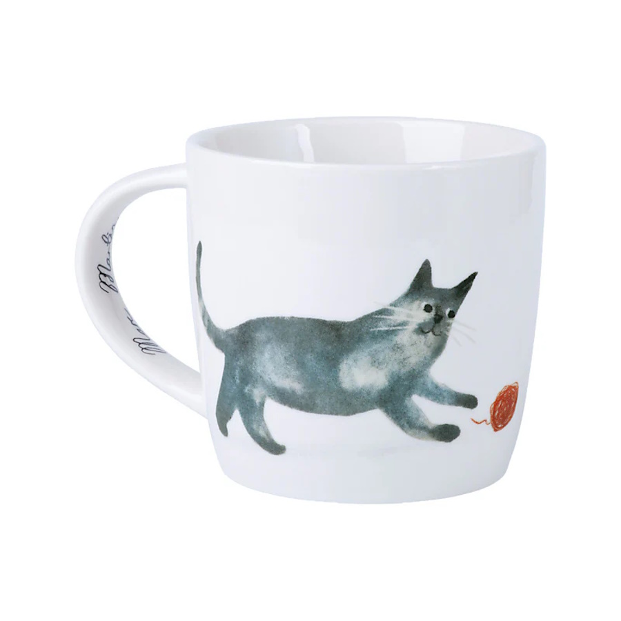 MW Marc Martin Feline Friends Mug 400ML Ball Of Yarn Gift Boxed-3