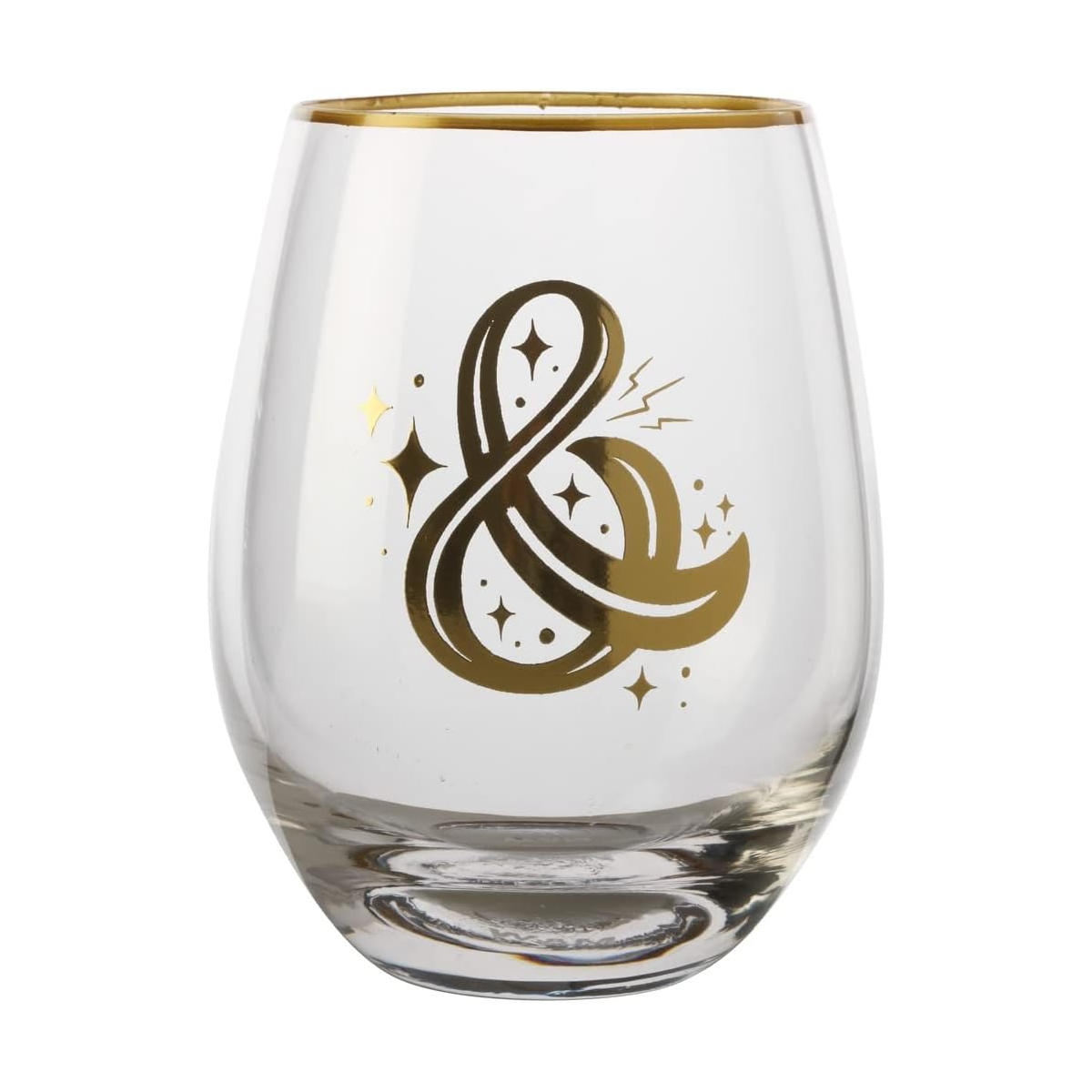Maxwell & Williams The Letterettes Stemless Glass 500ML "&" Gift Boxed