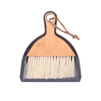 White Majic Eco Basics Mini Dustpan + Brush