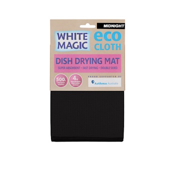 White Magic Drying Mat- Midnight