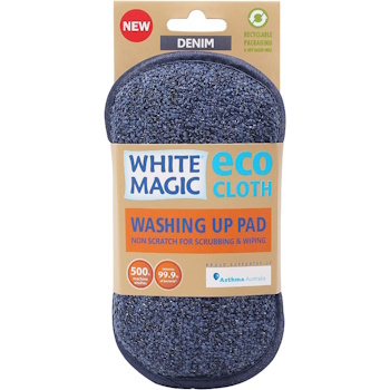 White Magic WASHING UP PAD - DENIM