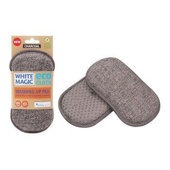 White Magic WASHING UP PAD - CHARCOAL