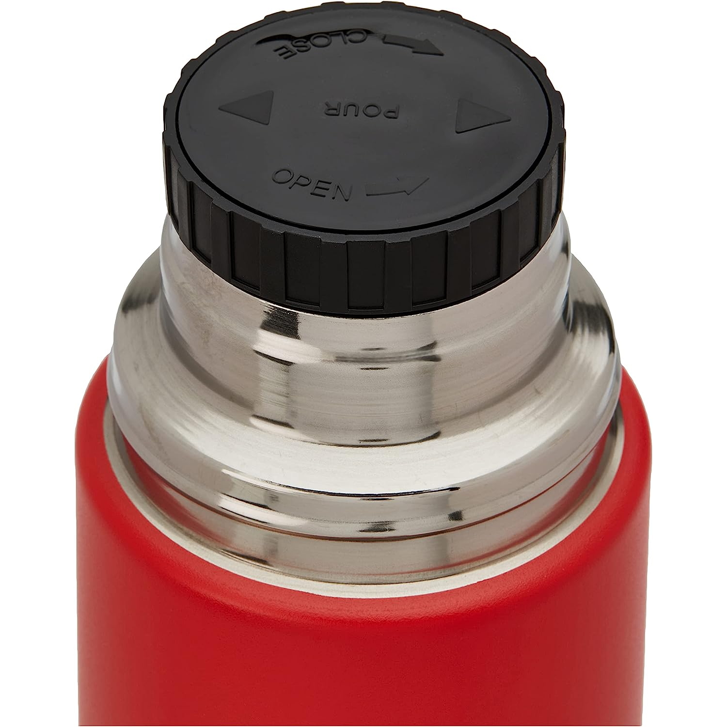 Thermos 1L DURAVAC Slimline Flask - Red-2
