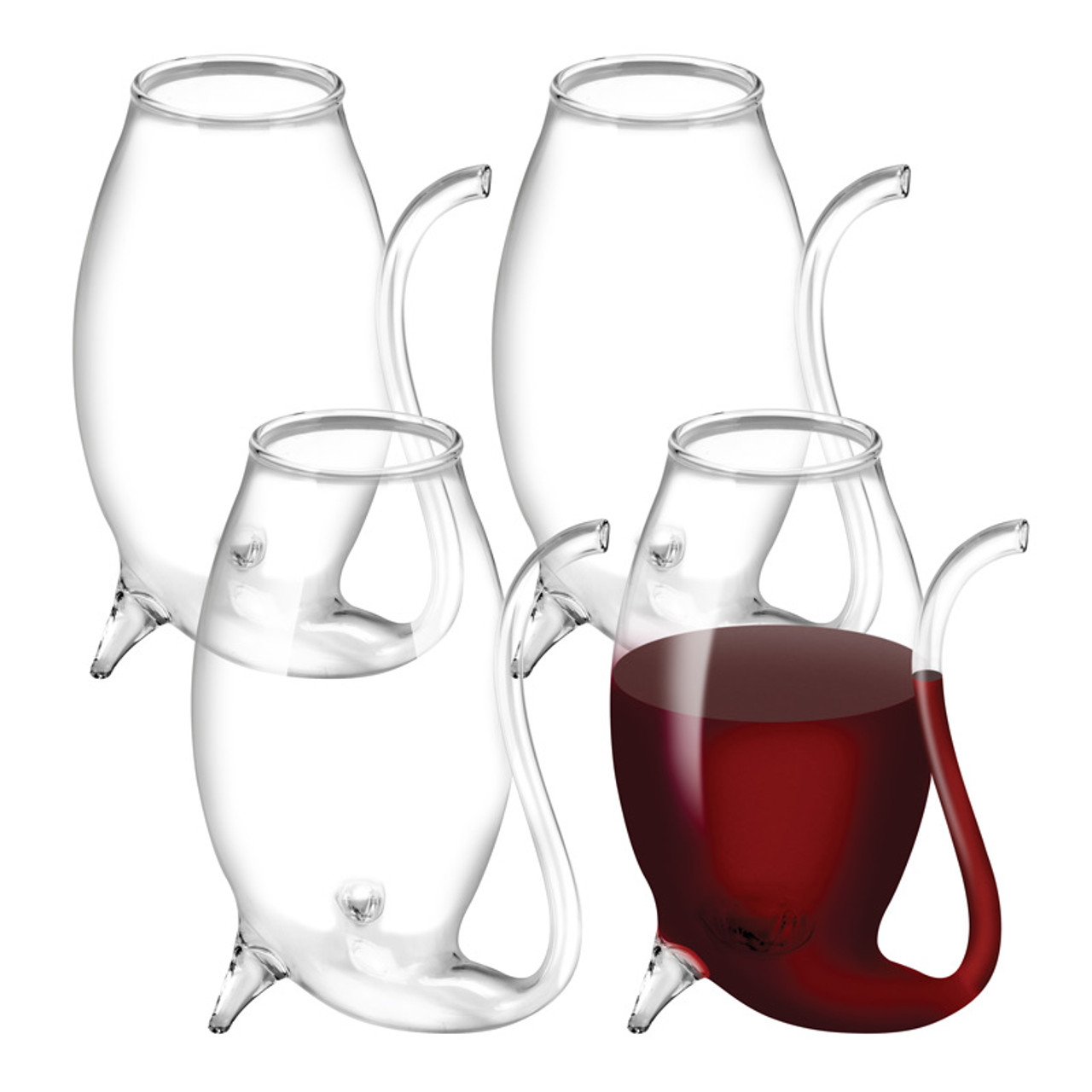 Avanti 75ml Glass Port Sippers-Set Of 4