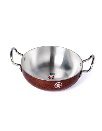 Embassy Kadhai/Wok - Aluminium HT  Induction Base (Size-10) 19cm/1.1L