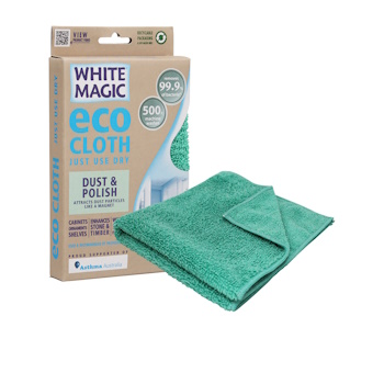 White Magic Microfibre Dust & Polish Eco Cloth