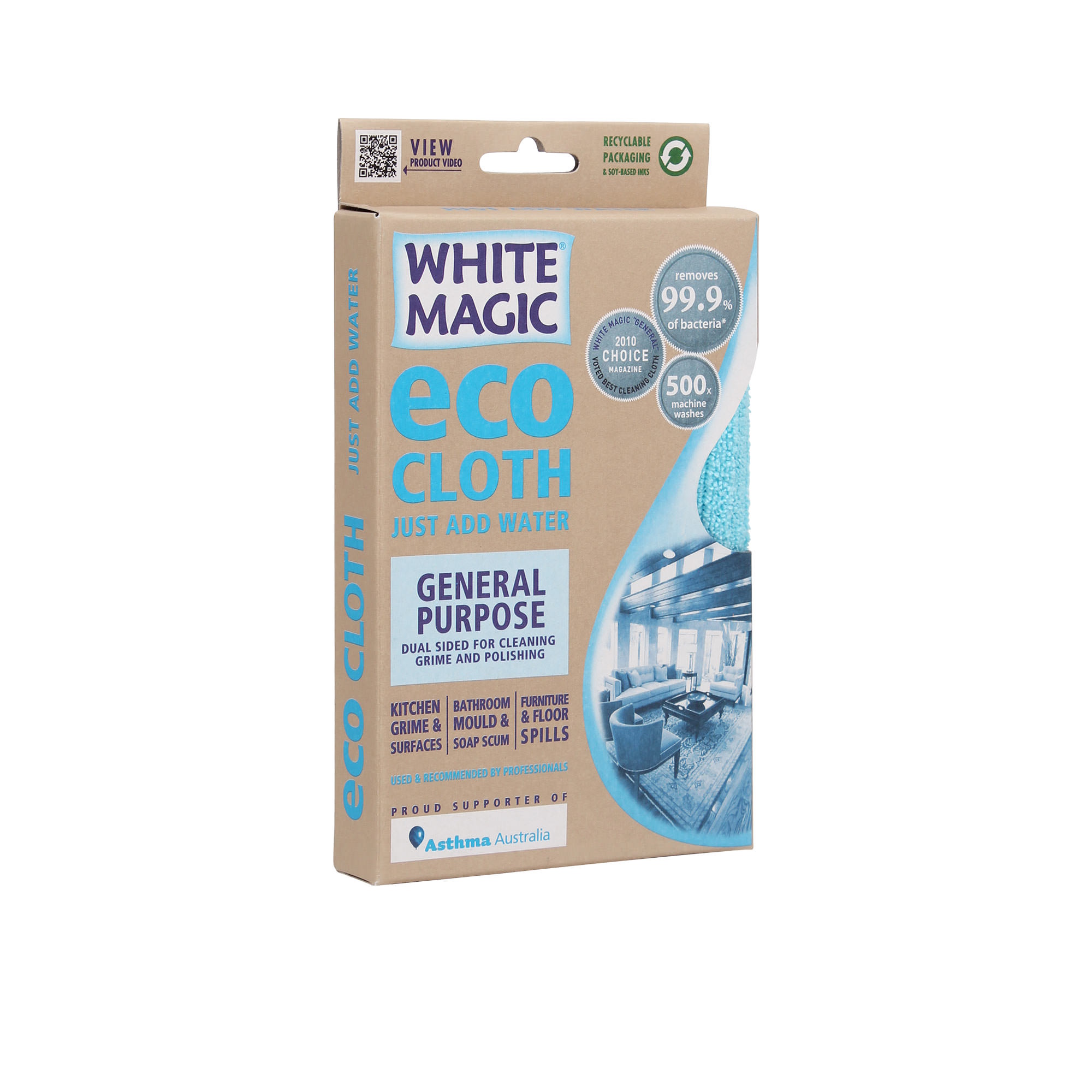 White Magic Microfibre General Purpose Eco Cloth