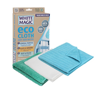 White Magic Microfibre Household Value Pack Eco Cloth