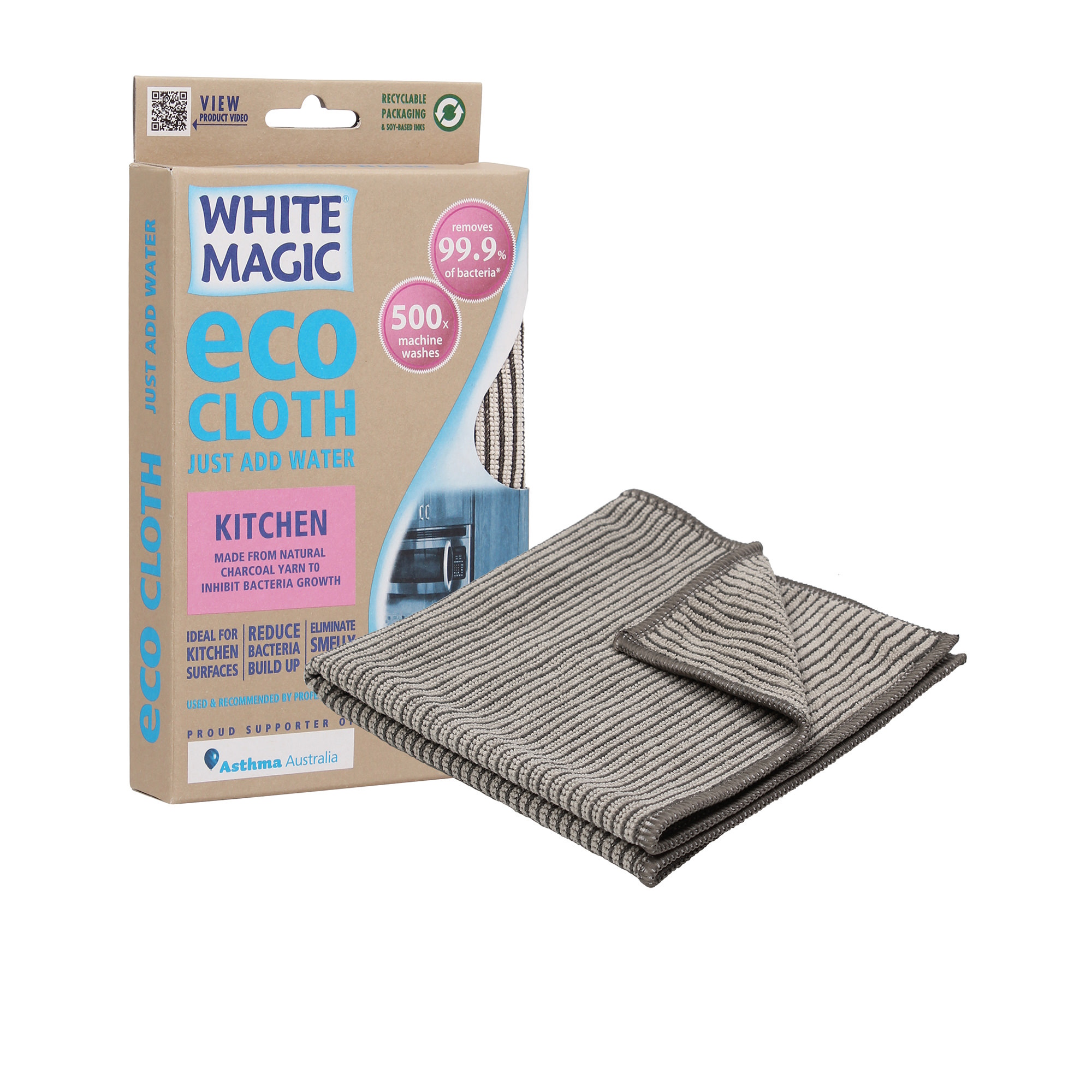 White Magic Microfibre Kitchen Eco Cloth-1