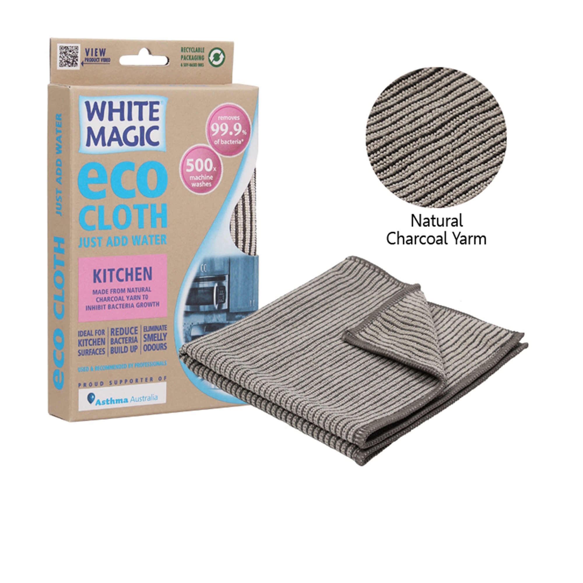 White Magic Microfibre Kitchen Eco Cloth-3