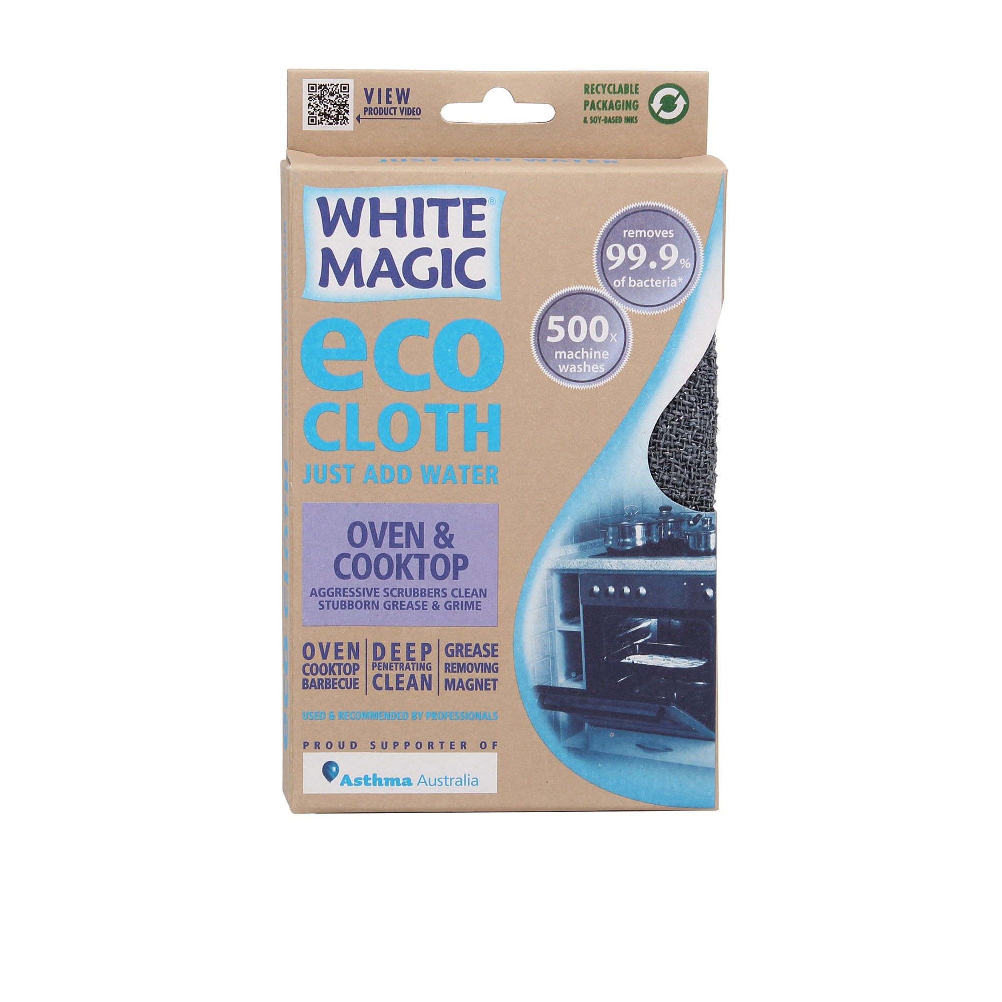 White Magic Microfibre Oven & Cooktop Eco Cloth
