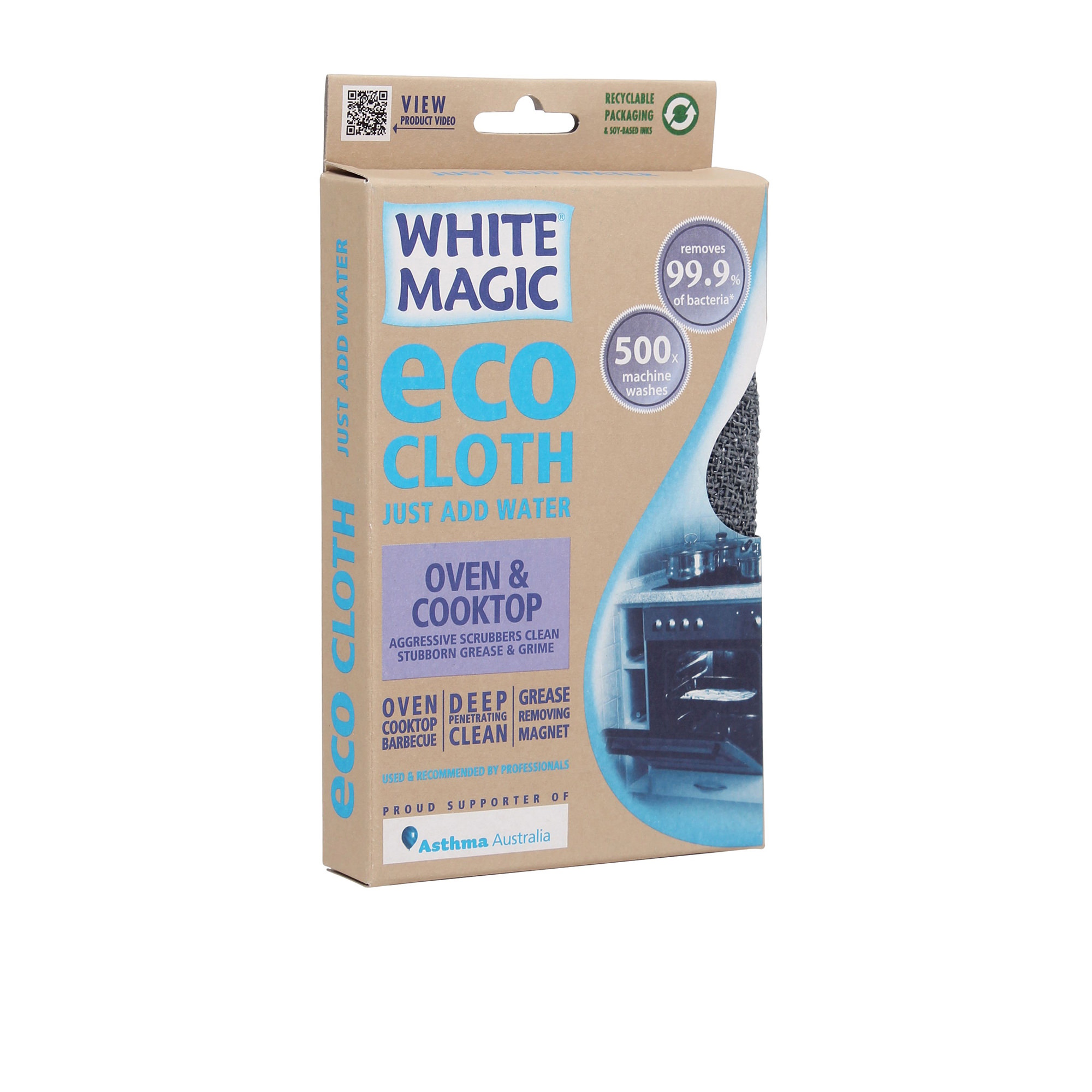 White Magic Microfibre Oven & Cooktop Eco Cloth-3