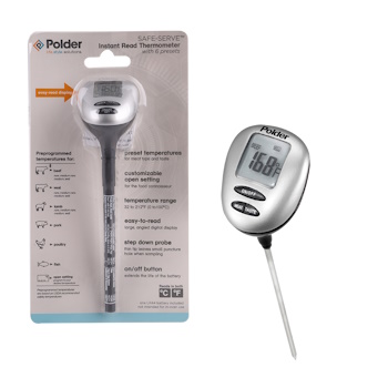 Polder Safe-serve Instant Read Thermometer