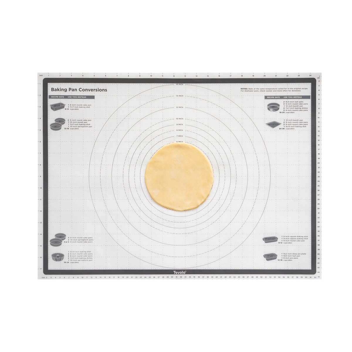 Tovolo Truebake Silicone Pastry Mat 63.5 X 45.5cm - Charcoal-3