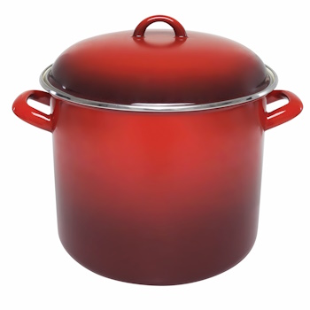 Chasseur Enamel Stock Pot - Red - 8.2L