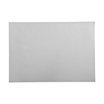 Maxwell & Williams Table Accents Leather Look Alligator Placemat 43x30cm White