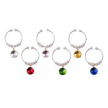 Avanti Wine Charms - Gem Stones