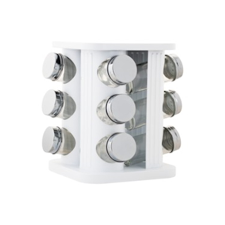 Maxwell & Williams  Astor Spice Rack 12pc White Unfilled Gift Boxed-3