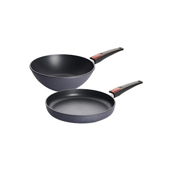 Woll Diamond Lite Detachable Handle Induction Stir-Fry 26cm and Frypan 28cm Gift Boxed