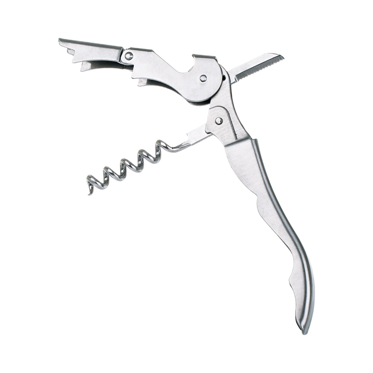 Bartender French Style Stainless Steel Waiters Corkscrew-2