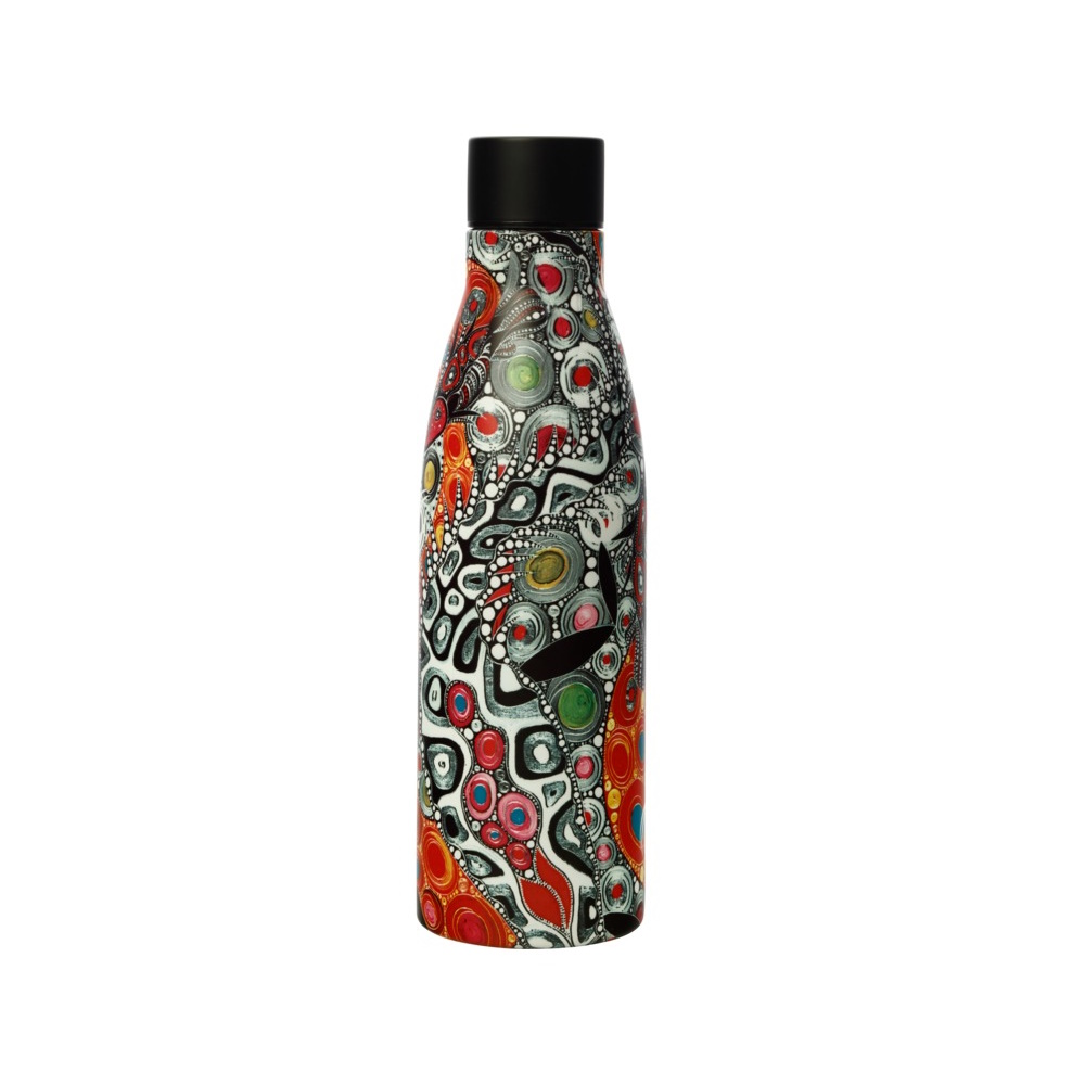 Maxwell & Williams Melanie Hava Jugaig-Bana-Wabu Double Wall Insulated Bottle 500ML Crocodiles-4