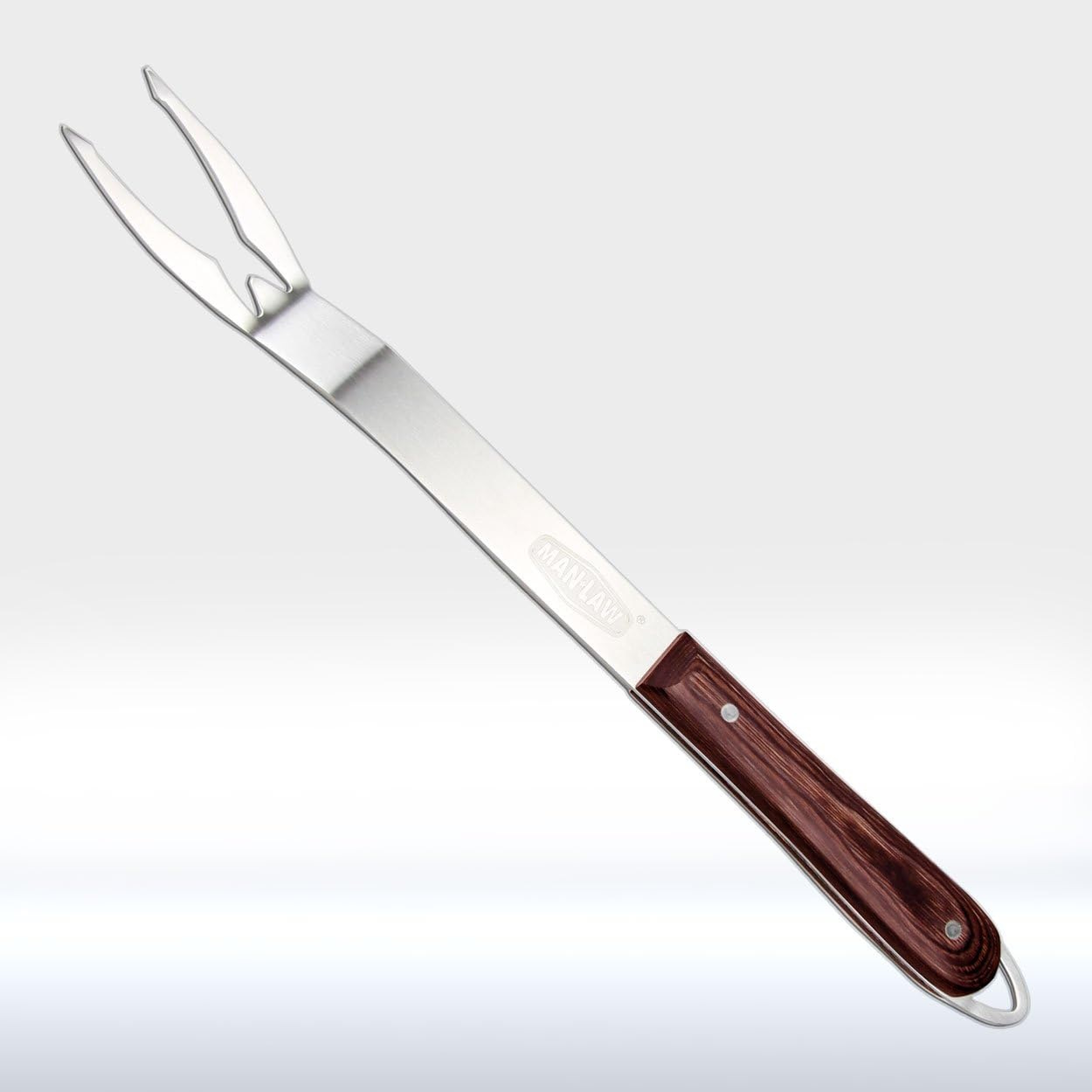 Man Law 3-Piece Premium Hardwood Handle BBQ Tools Set-3