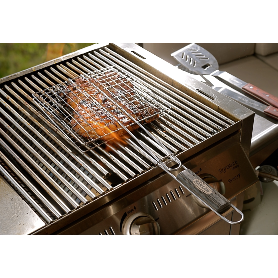 Man Law BBQ Hamburger Basket-3