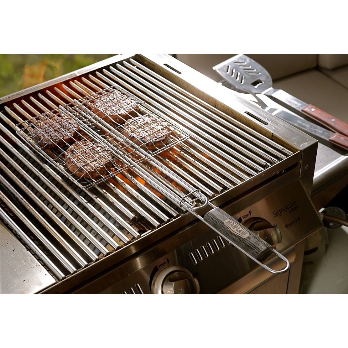 Man Law BBQ Hamburger Basket-4
