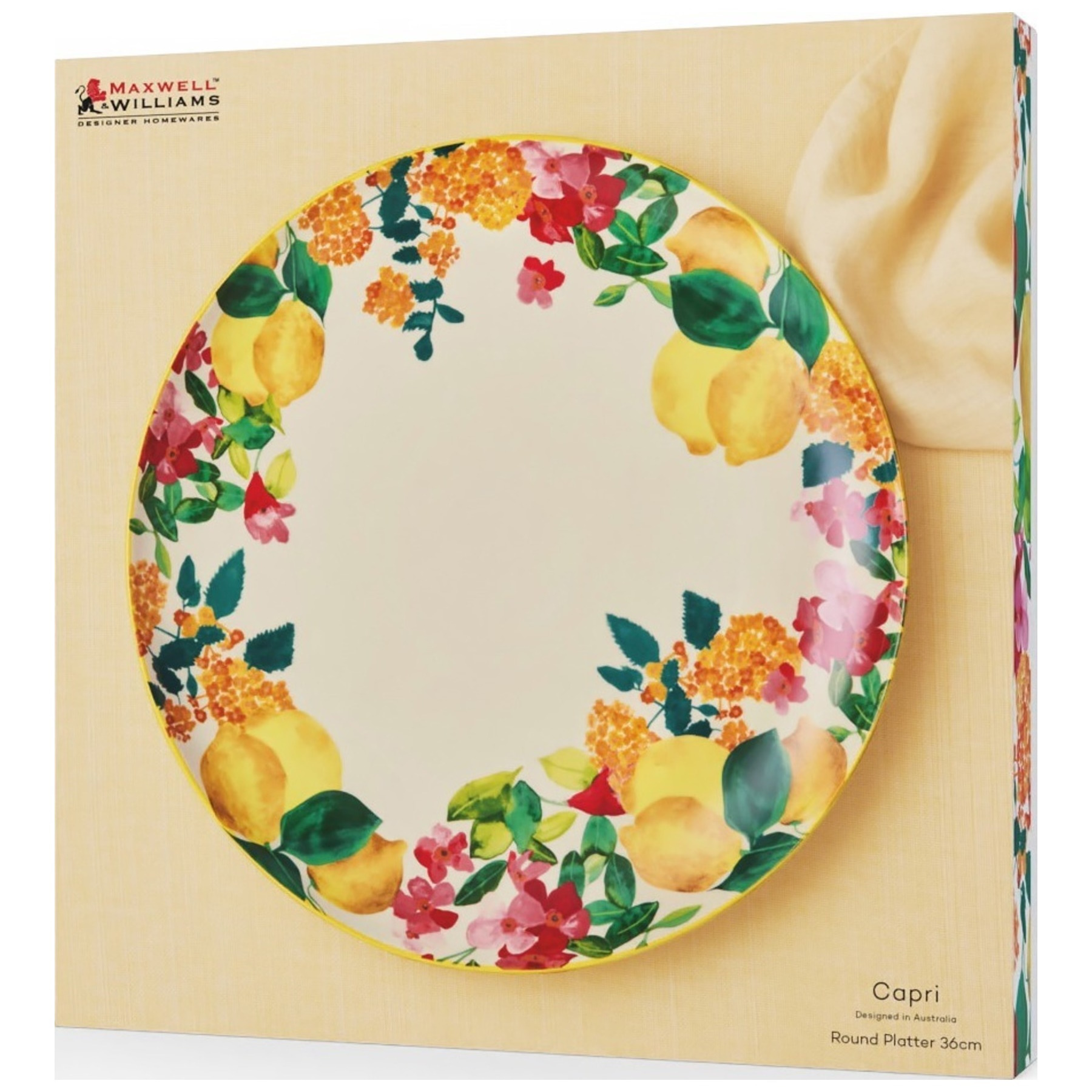 Maxwell & Williams Capri Round Platter 36cm Gift Boxed-3