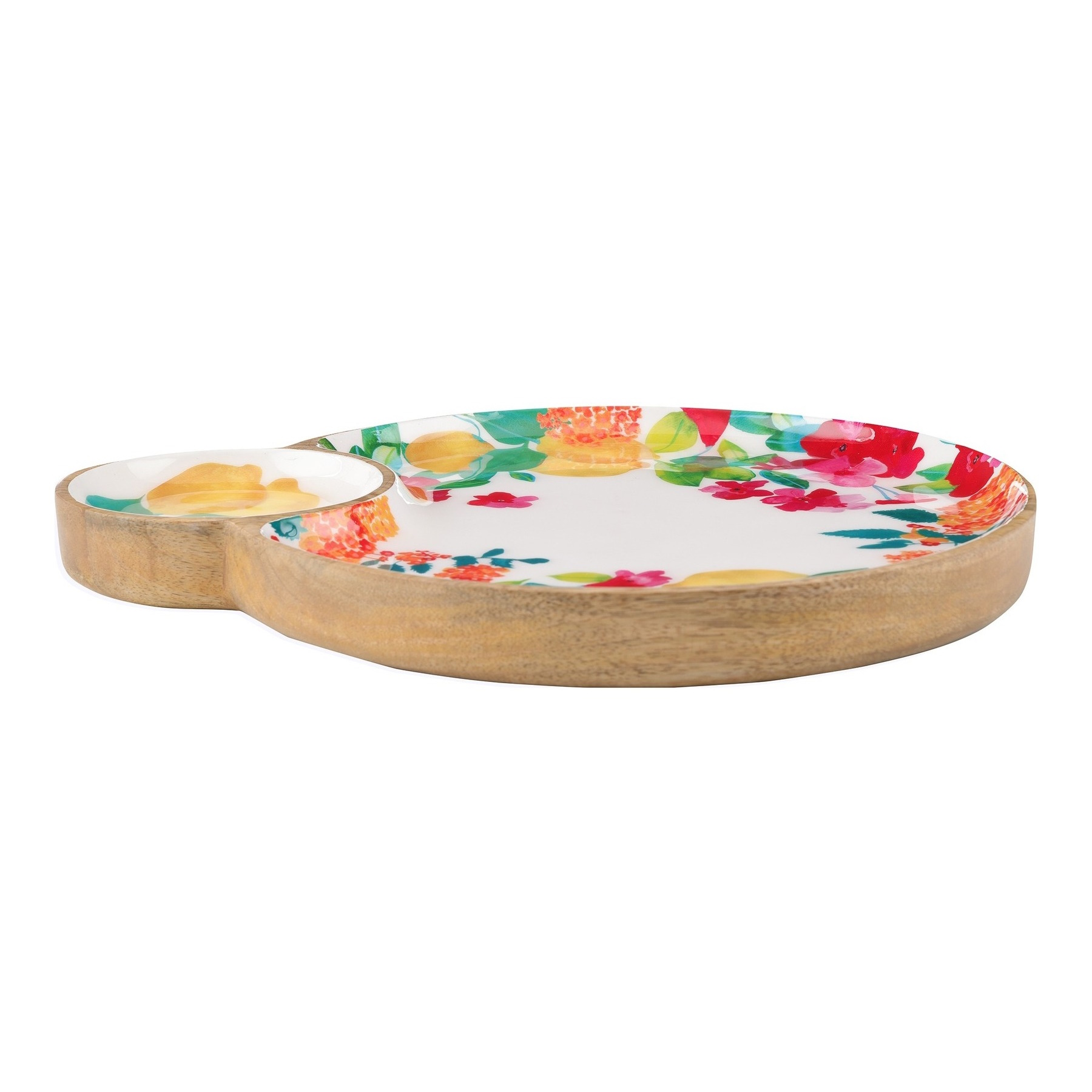 Maxwell & Williams Capri Chip & Dip Wood Enamel Finish 35cm-3
