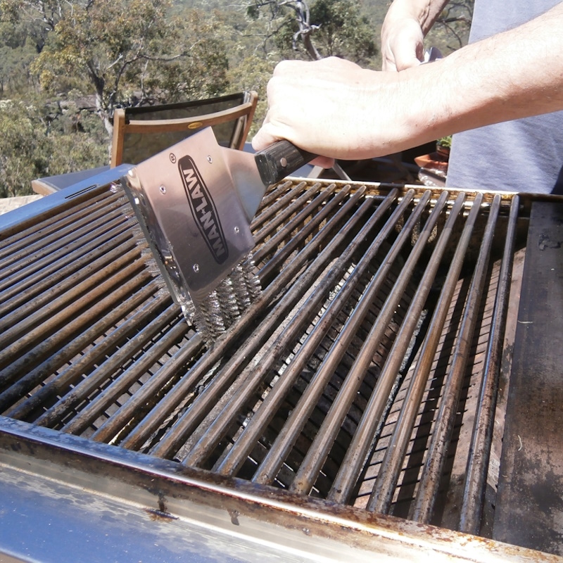 Man Law GIANT BBQ Grill Brush-3