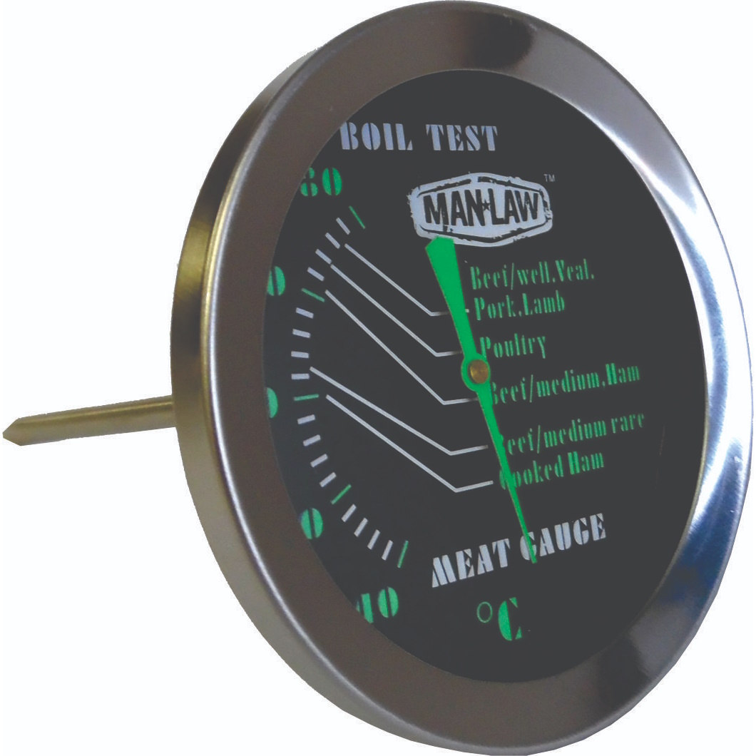 Man Law Meat Gauge with Glow in the Dark Dial