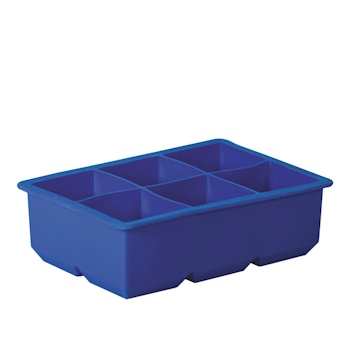 Avanti Silcone 6 Cup King Ice Cube Tray - Blue