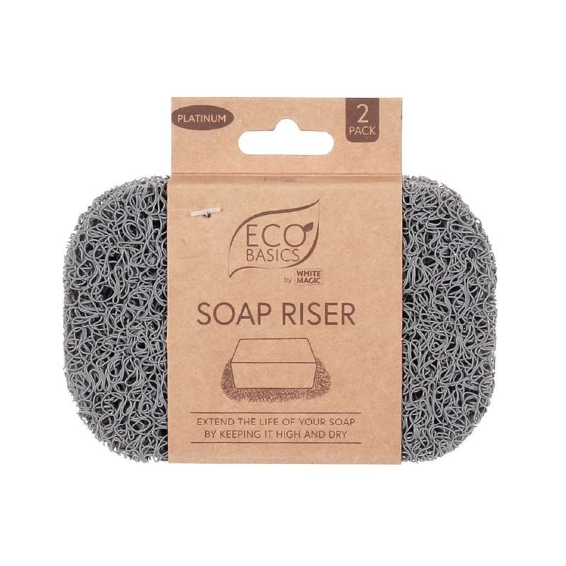 White Magic Eco Basics Soap Riser - Platinum-1