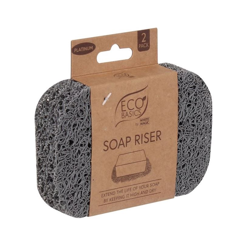 White Magic Eco Basics Soap Riser - Platinum-2