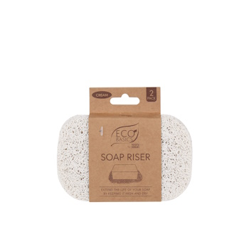 White Magic Eco Basics Soap Riser - Pebble