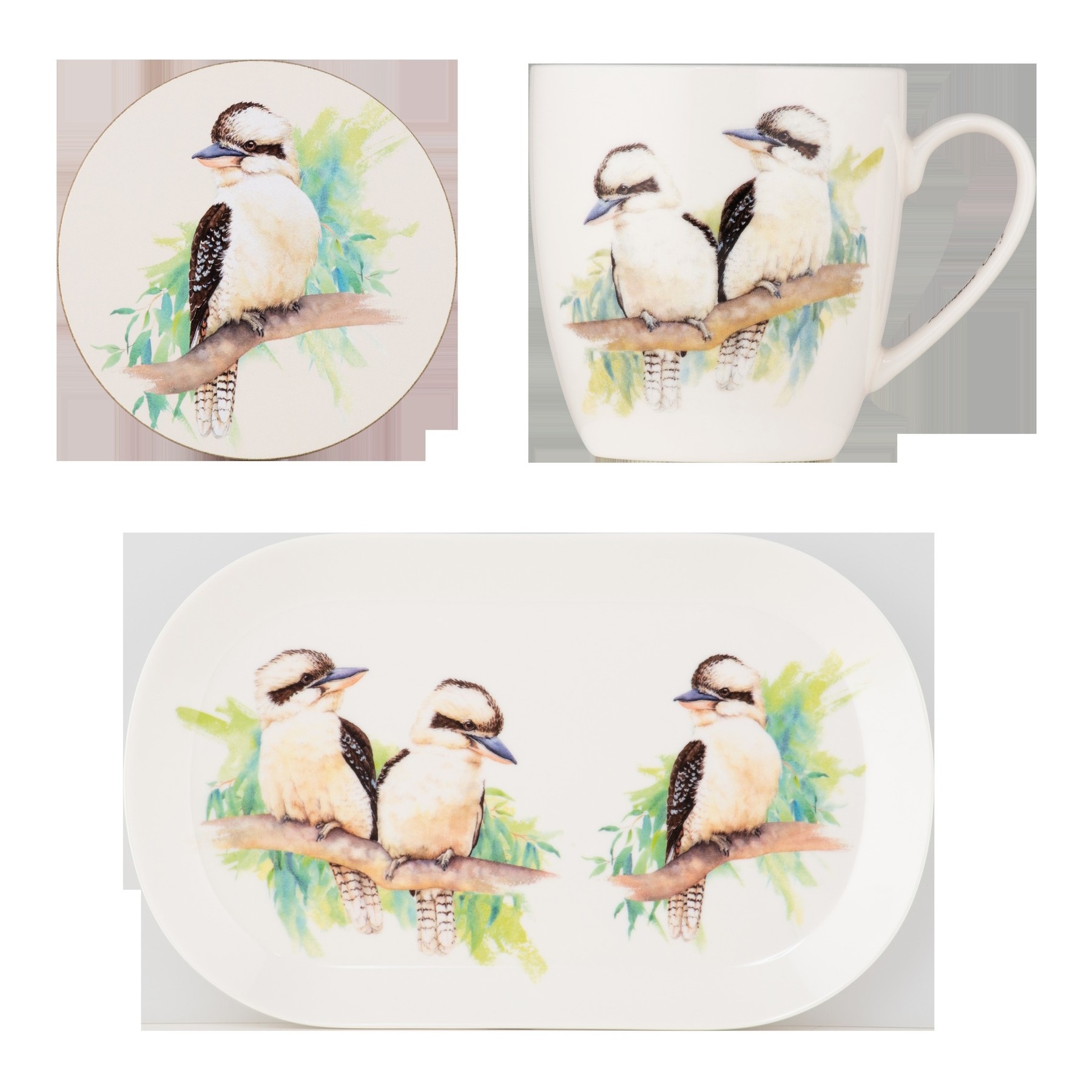 Maxwell & Williams Katherine Castle Bird Life Gift Set Kookaburra Gift Boxed-2