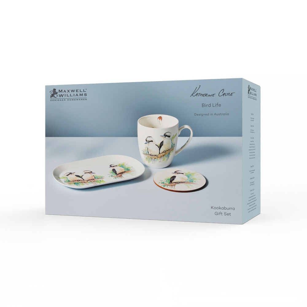 Maxwell & Williams Katherine Castle Bird Life Gift Set Kookaburra Gift Boxed-4
